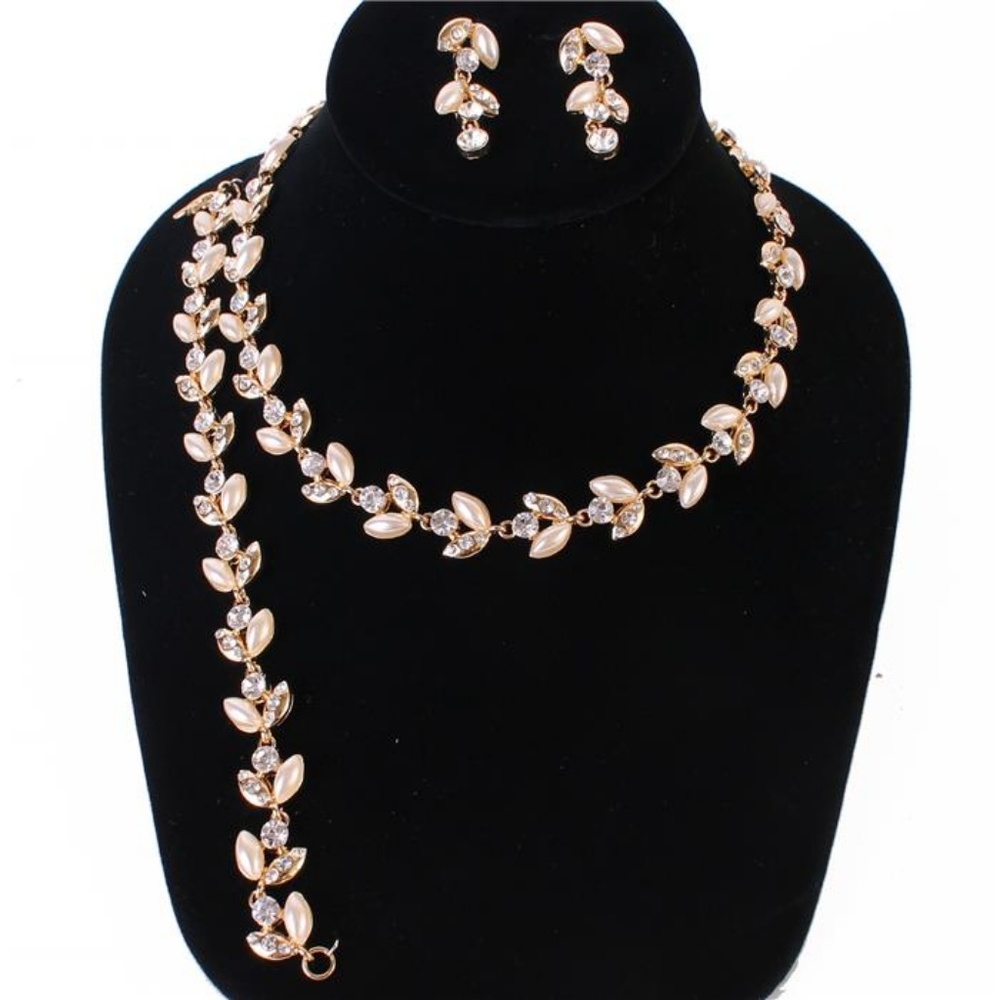 Wedding Parties Jewelry Neaclace Earrings Bracelet